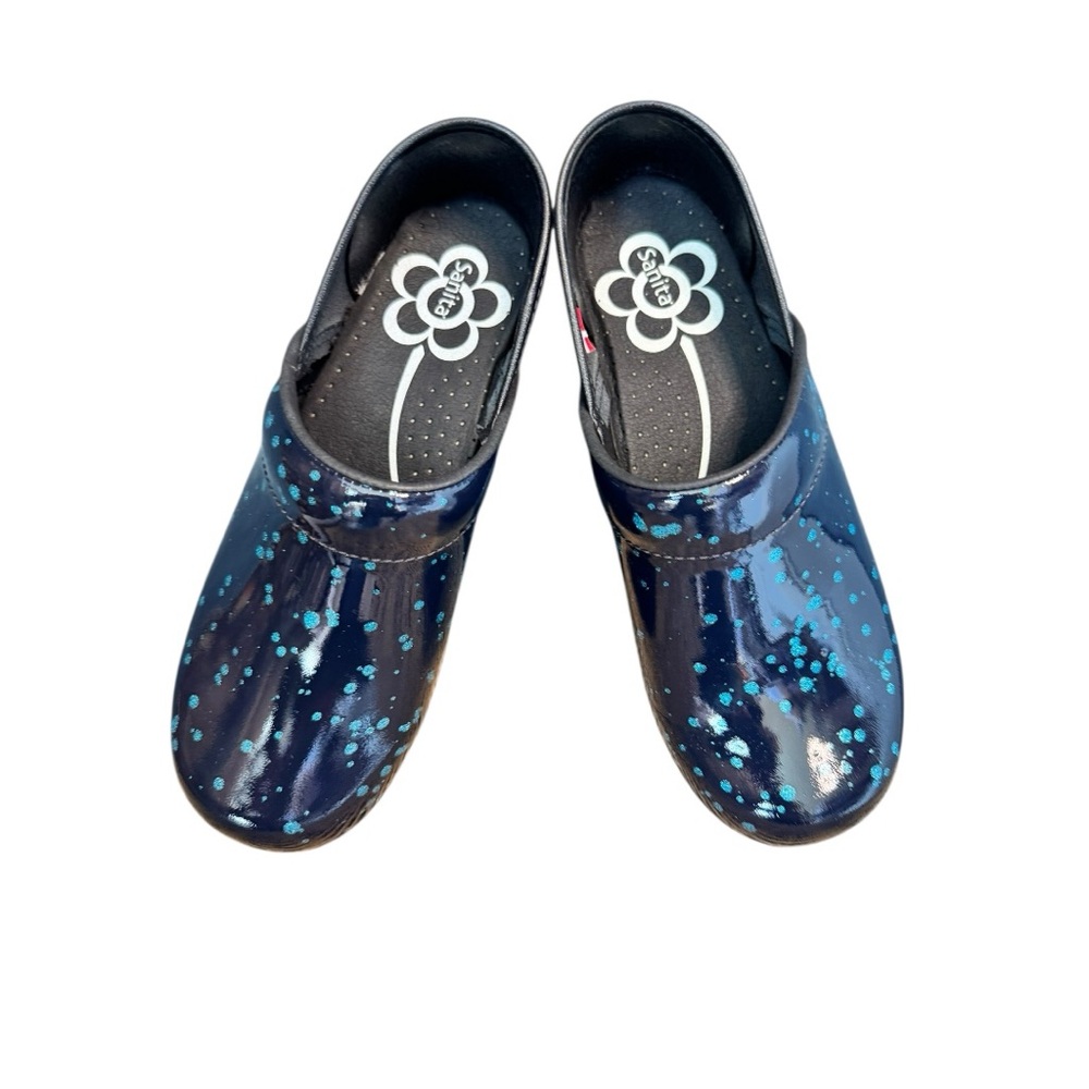DANSKO Patent Leather Clogs EU 37 US 8 Professional Nursing Workwear Art to Wear